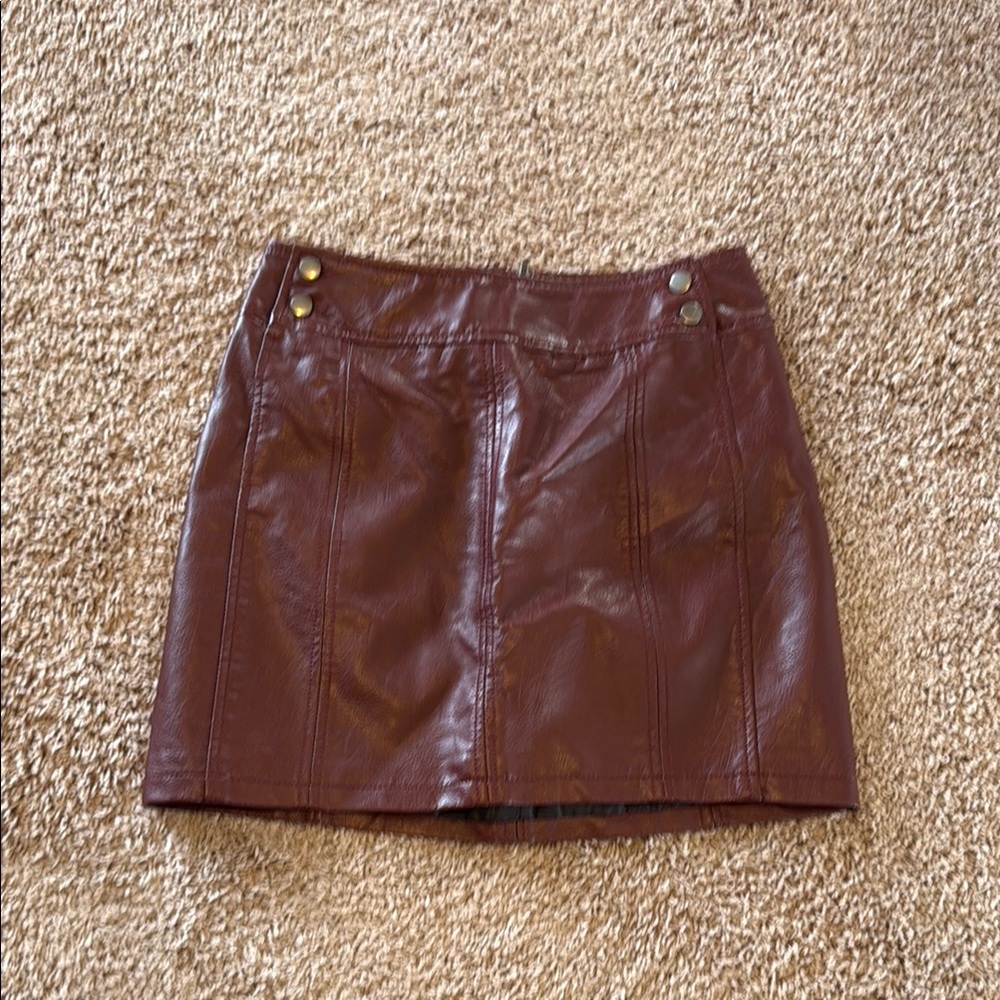 Free People Purple Pencil Mini Skirt Night Out